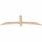 Ekena Millwork Bellingham Smooth Timber Gable Bracket, Douglas Fir, 60"W x 20"H x 1 1/2"D x 3 1/2"F, 8/12 Pitch GBW060X20X0204BEL00SDF - alternate 2